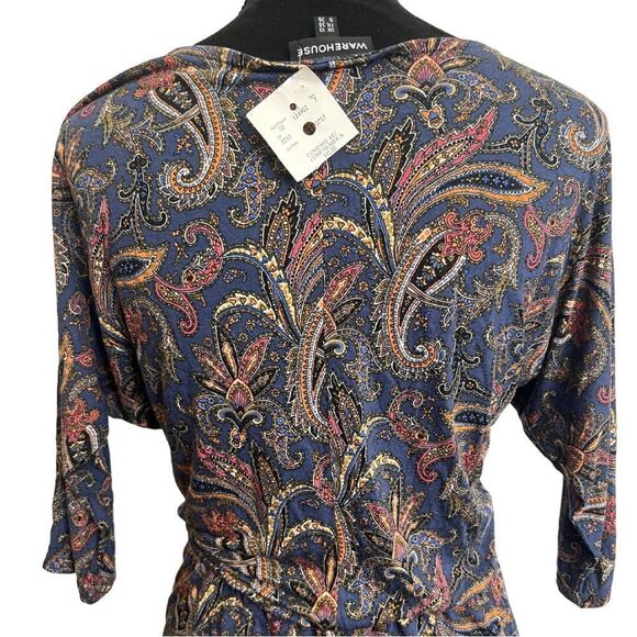 Warehouse 3/4 Sleeve Midi Dress - Picture 7 of 8